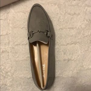 JustFab grey mules/flats